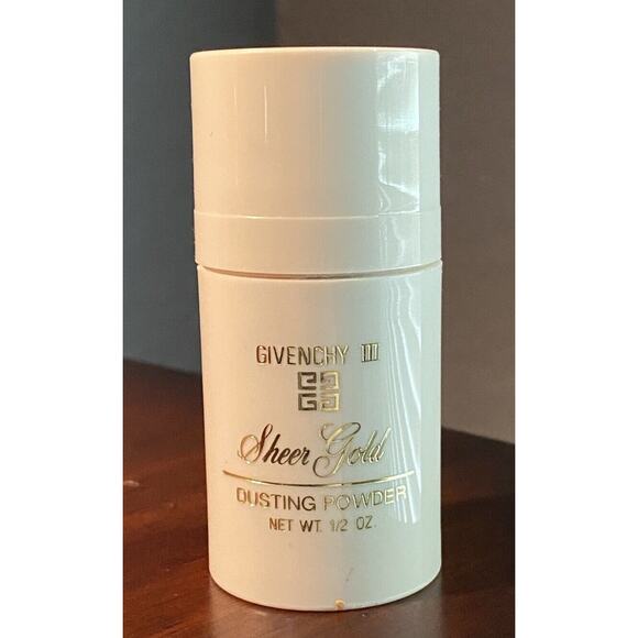 Vintage Givenchy III Sheer Gold Dusting Powder Women 1/2 .5 Ounce
